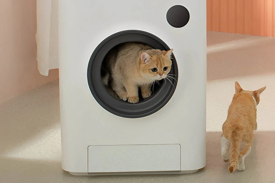 cat self cleaning litter box