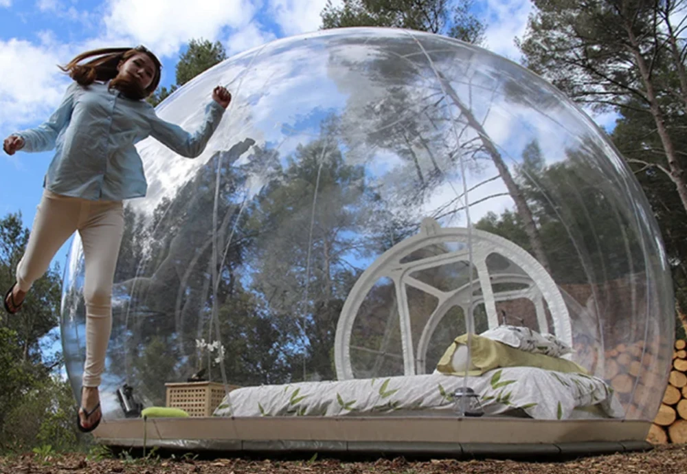 clear bubble tent outdoor shelter